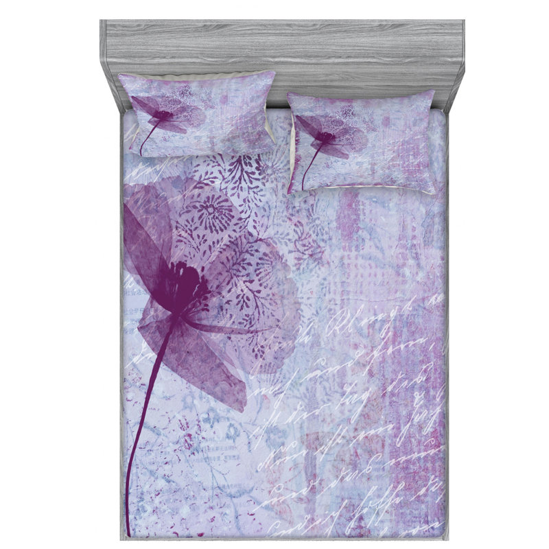 Microfiber Sheet Set, Full Sheet Set with Fitted Sheet