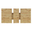 Extendable Metal Base Dining Table