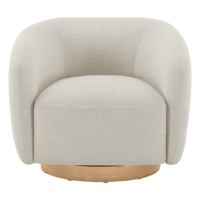 Fauteuil rembourré pivotant