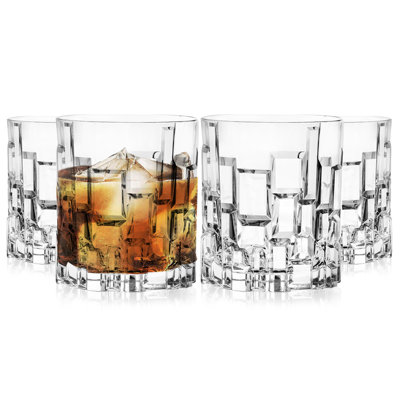 Whiskey Glasses - Verre à whisky double à l'ancienne - ensemble de 4 - 11 oz