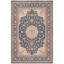 Tapis traditionnel en marbre à médaillon délavé, style persan, bleu marine, ivoire, or, vert et rose. Lavable à la machine, antidérapant, à poils courts, pour l'intérieur et l'extérieur, adapté aux animaux domestiques. Convient au salon, à la chambre à coucher, à la salle à manger, à l'entrée, au corridor et au bureau.-1619398502