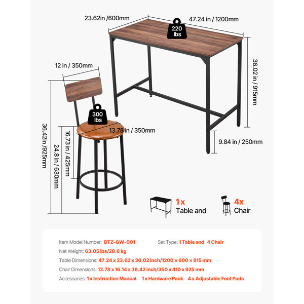 Dimensions du produit