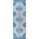 Lathan Bohemian FLAIR Boho Vintage Medallion Cream/Blue Rug