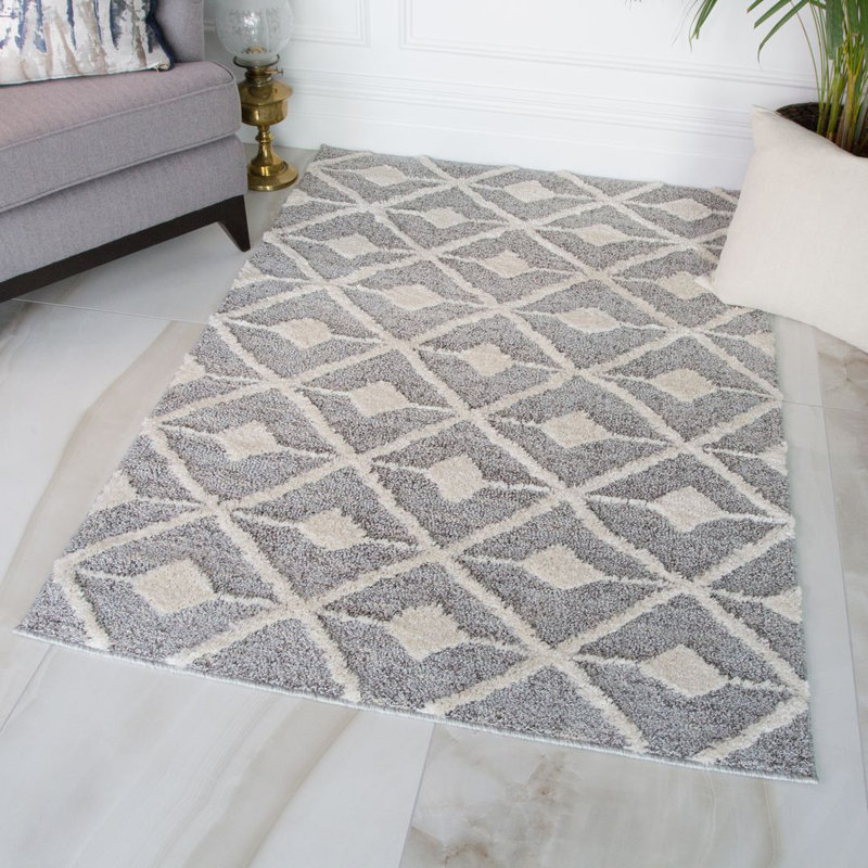 Alva Geometric Area Rug, Rectangle 80 x 150cm