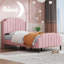 Bogley Upholstered Velvet Bed-533949313-533949317