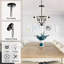 Lustre blanc moderne en bois massif S-88496105-88496107