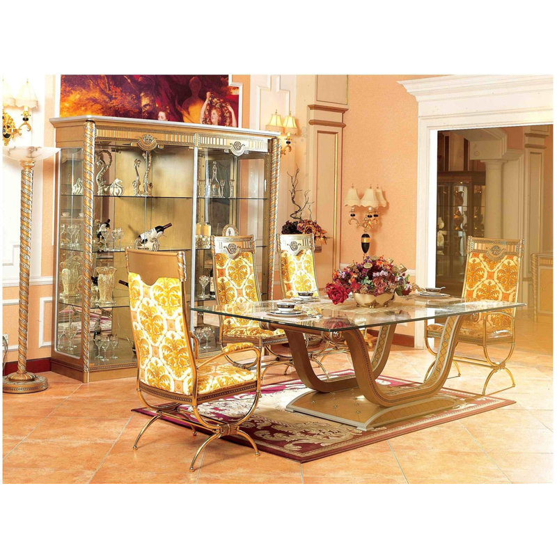 Zeus Square Glass Dining Table