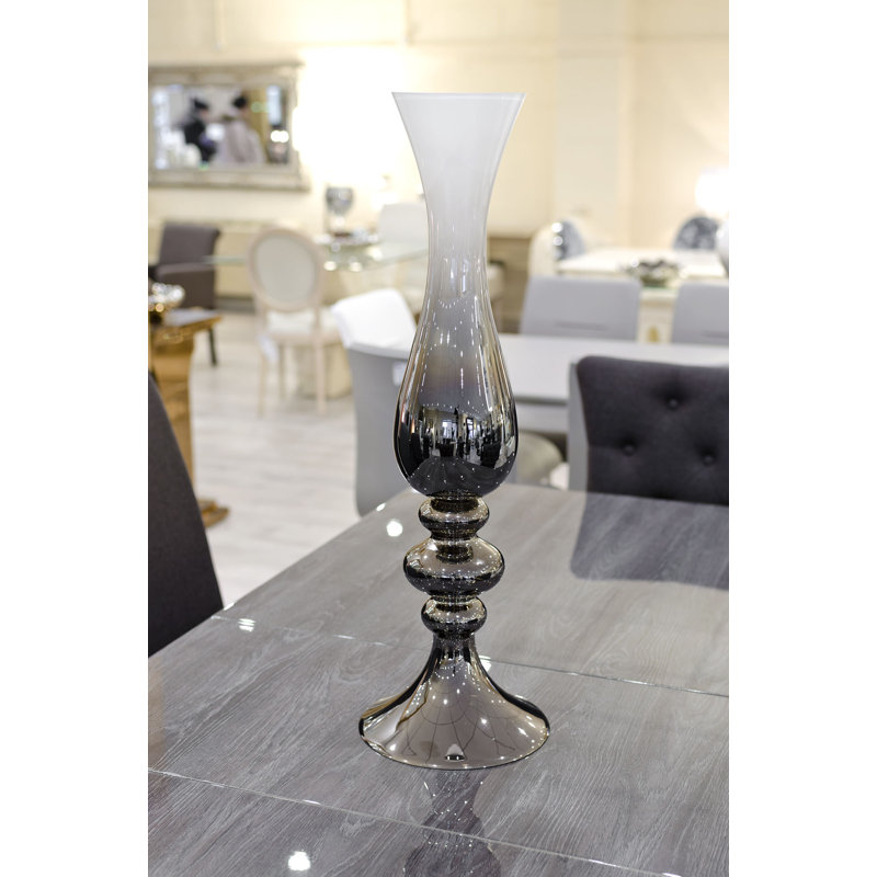 Rodrigue Glass Floor Vase, 69cm H x 21cm D