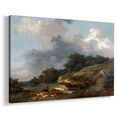 The Rock (Le Rocher)-Jean-Honoré Fragonard-Gallery Wrapped Canvas-c. 1780
