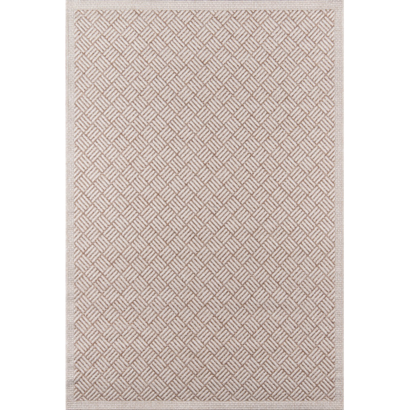 Tapis brun clair Sarin, Rectangle 3 pi 11 po x 5 pi 7 po
