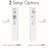 66.92" Freestanding Bathroom Storage Cabinet With Adjustable Shelves - 1 Door Slim For Home, Bathroom, Kitchen, Living Area White