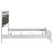 Talia White And Grey Upholstered Queen Panel Bed-1776582346