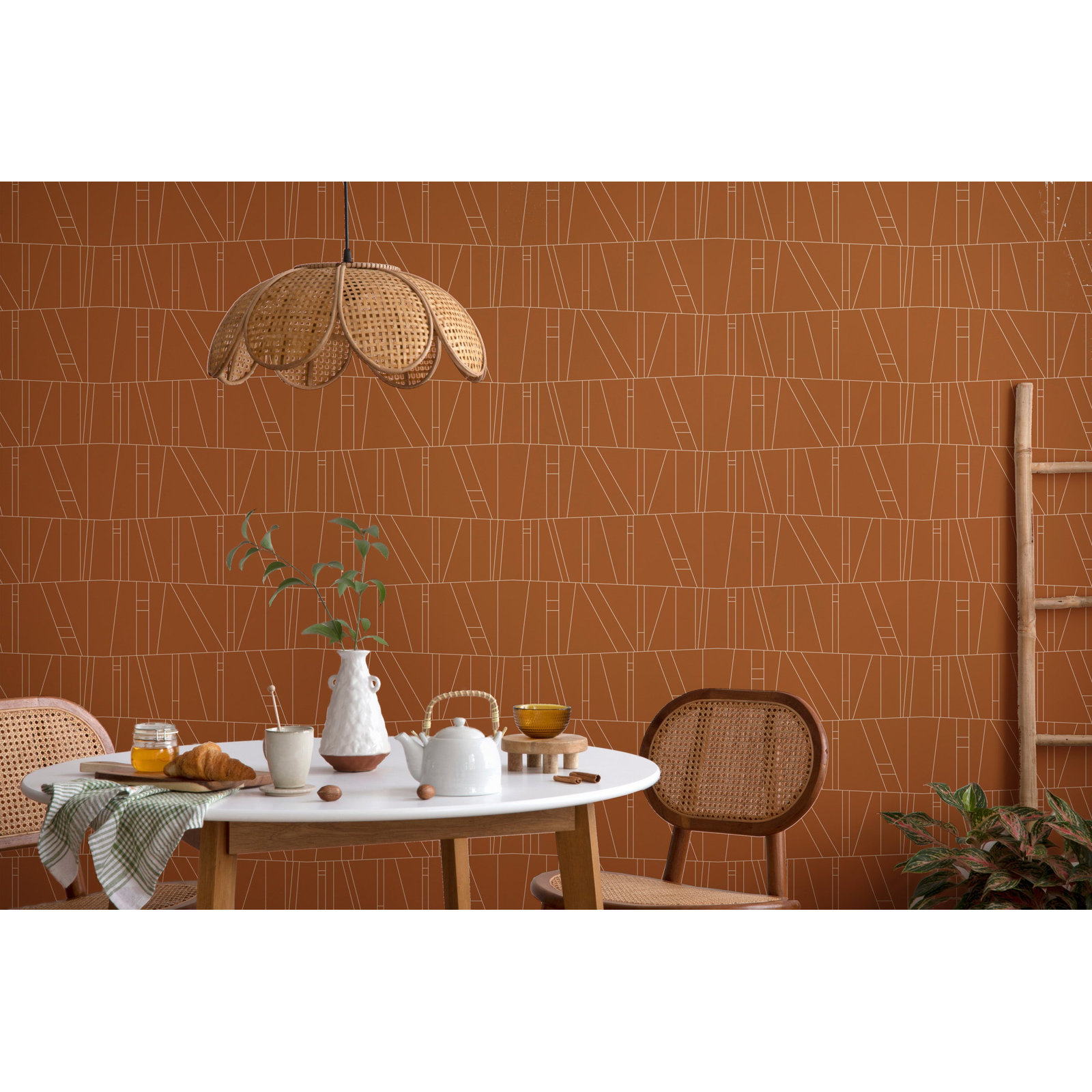 Forbes Masters Self-Adhesive Roll, Terracotta, Non-pasted, Paper