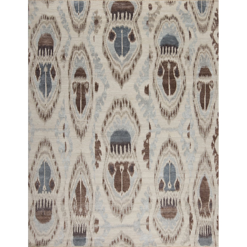 Jazz Couture Hand Knotted Wool Area Rug, Rectangle 8' x 10'