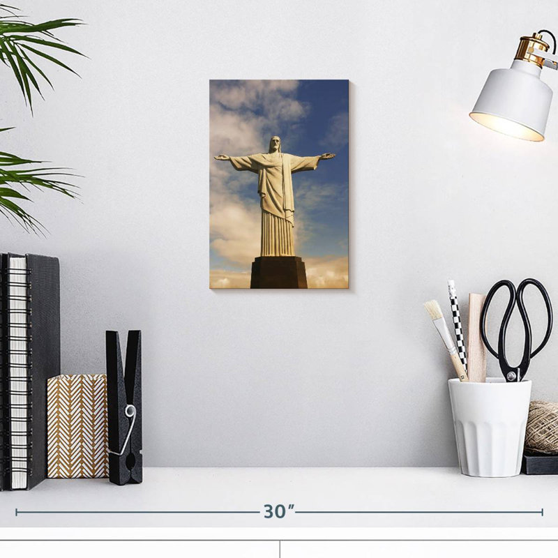 Statue du Christ Rédempteur, Aime, Brésil, H 12 po x l 8 po