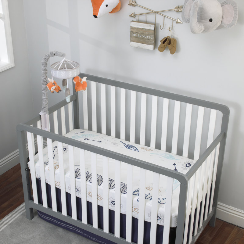 Drap-housse pour lit de bébé à plumes photo Grayson