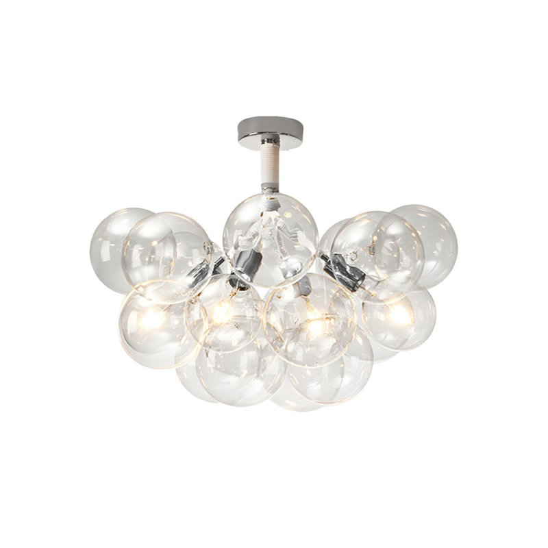 Glass Semi Flush Mount