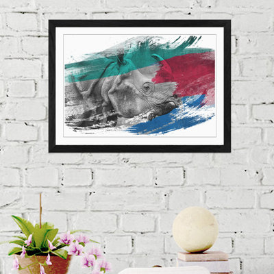 Rhino Framed Art - Framed Print