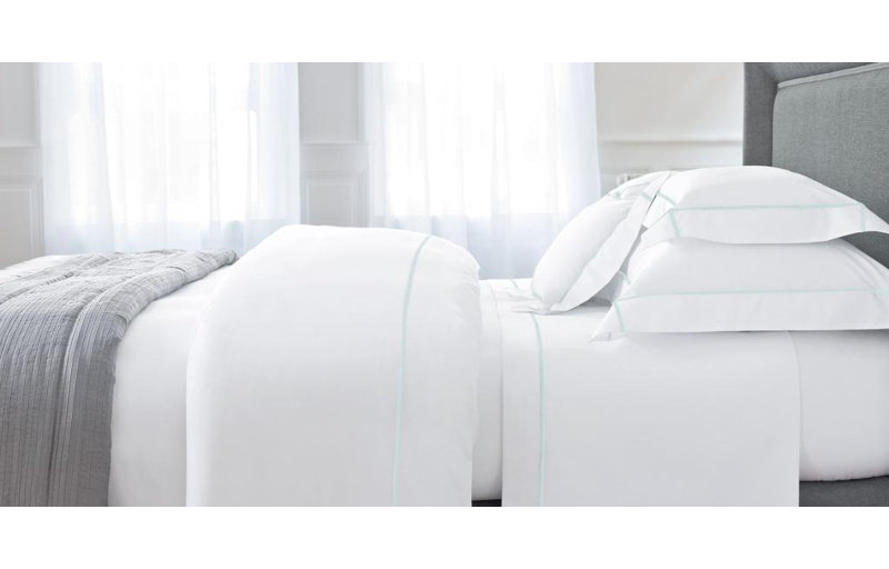 Athena Percale Pillow Case, King Pillowcase, Fjord