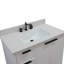 Meuble-lavabo simple 37 po avec plateau en quartz Evart-205592583