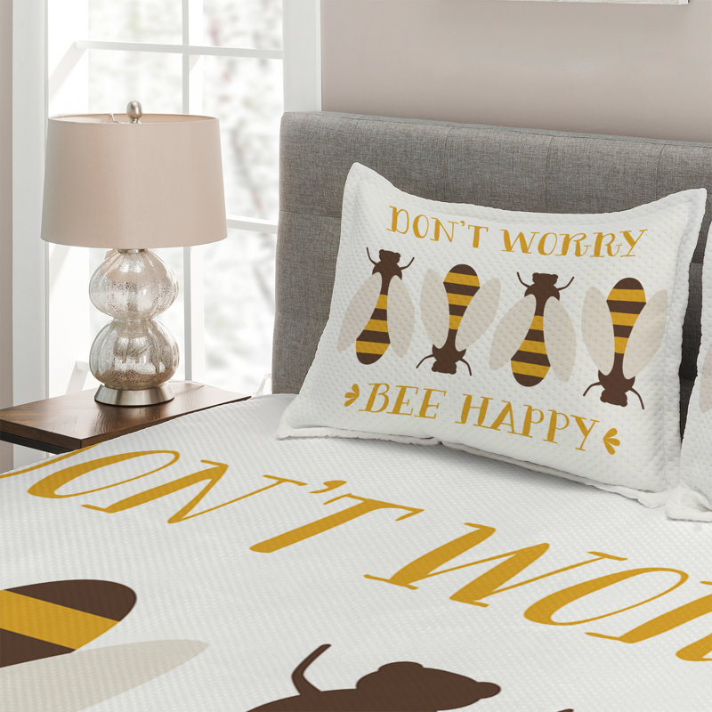 Coverlet, King Bedspread + 2 Shams