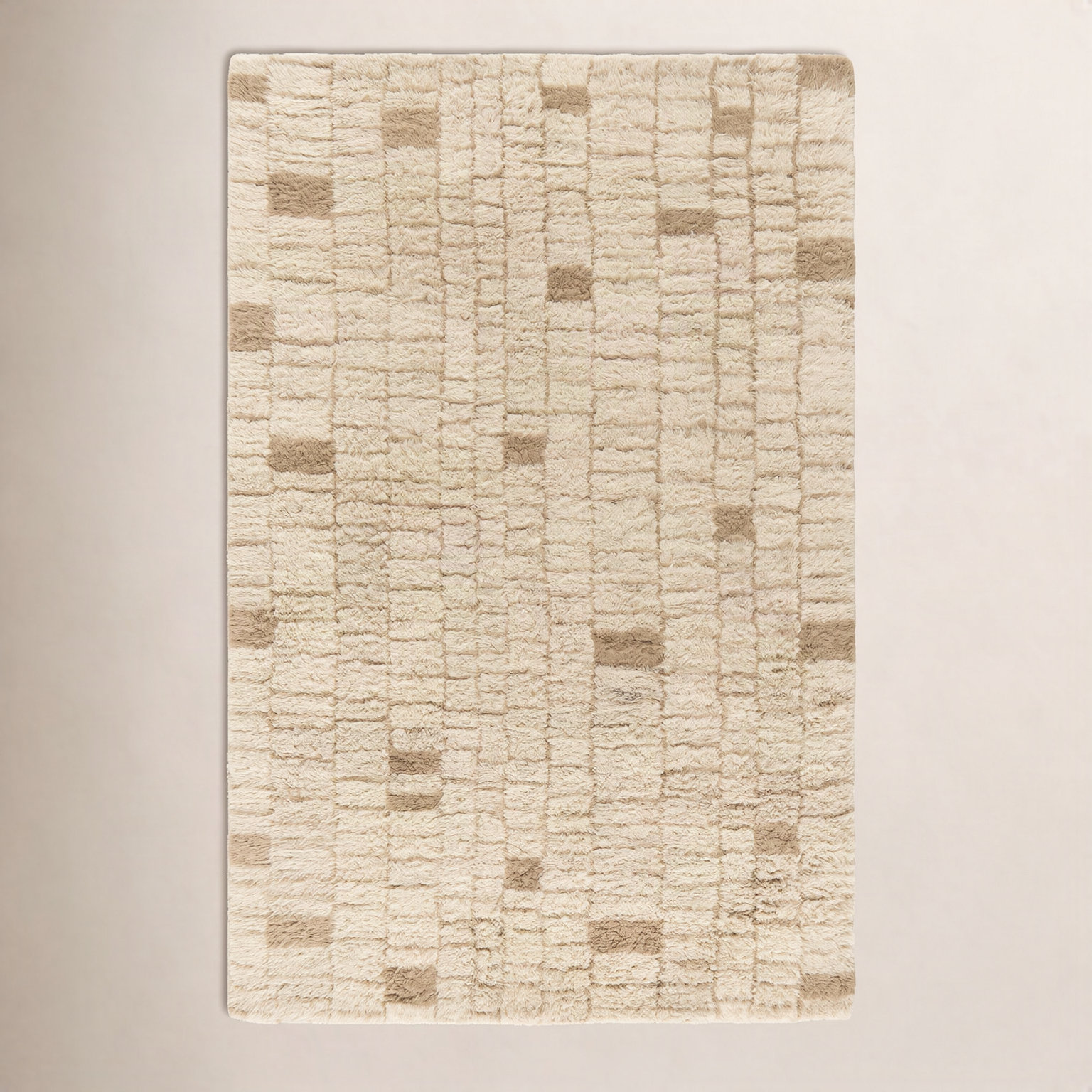 Anemone Hand-Tufted Moroccan Shag Rug, Rectangle 8' x 10'