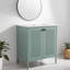 Meuble-lavabo autoportant de 30 po avec lavabo en céramique Leawood-734783497