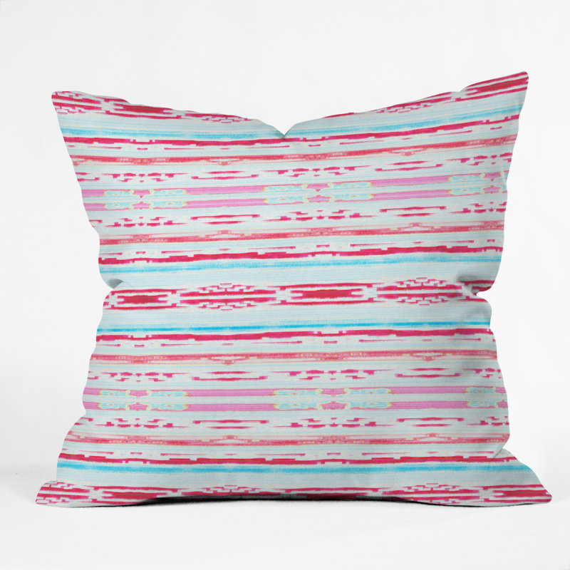 Coussin décoratif intérieur / extérieur Hadley Hutton Floral Tribe, 18 po x 18 po