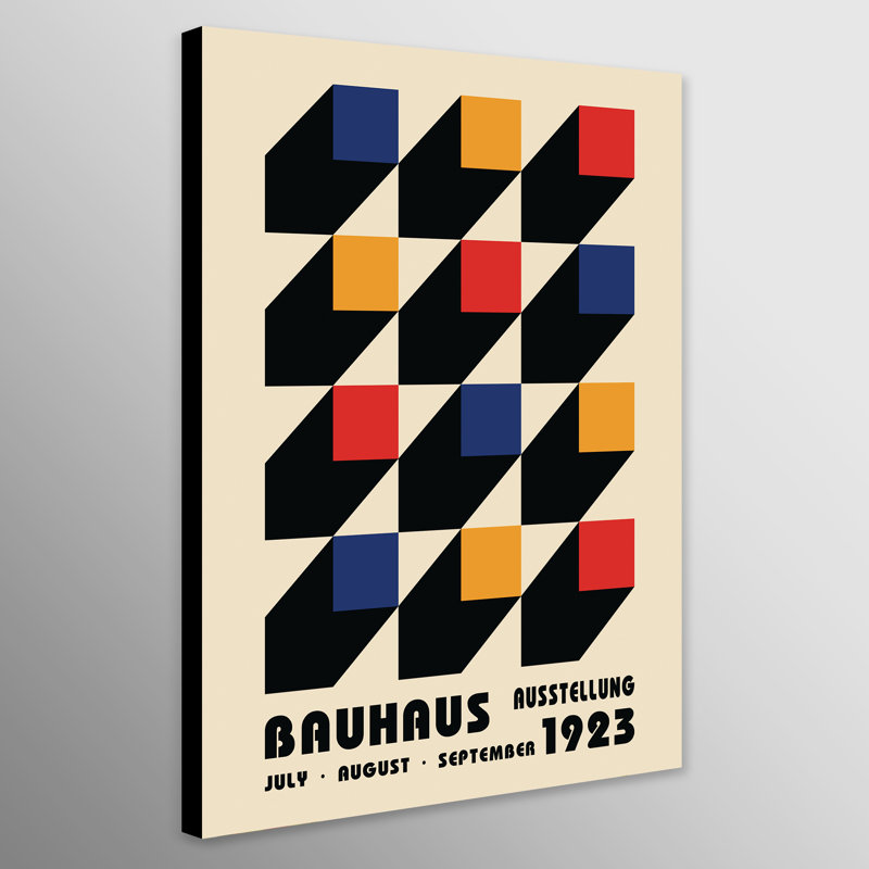 Bauhaus Ausstellung 1923 - Print on Canvas, 31cm H x 21cm W x 4cm D