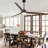 72" Propeller Ceiling Fan with Light and Remote, 6 Speeds Quiet Reversible DC Motor Modern Ceiling Fan