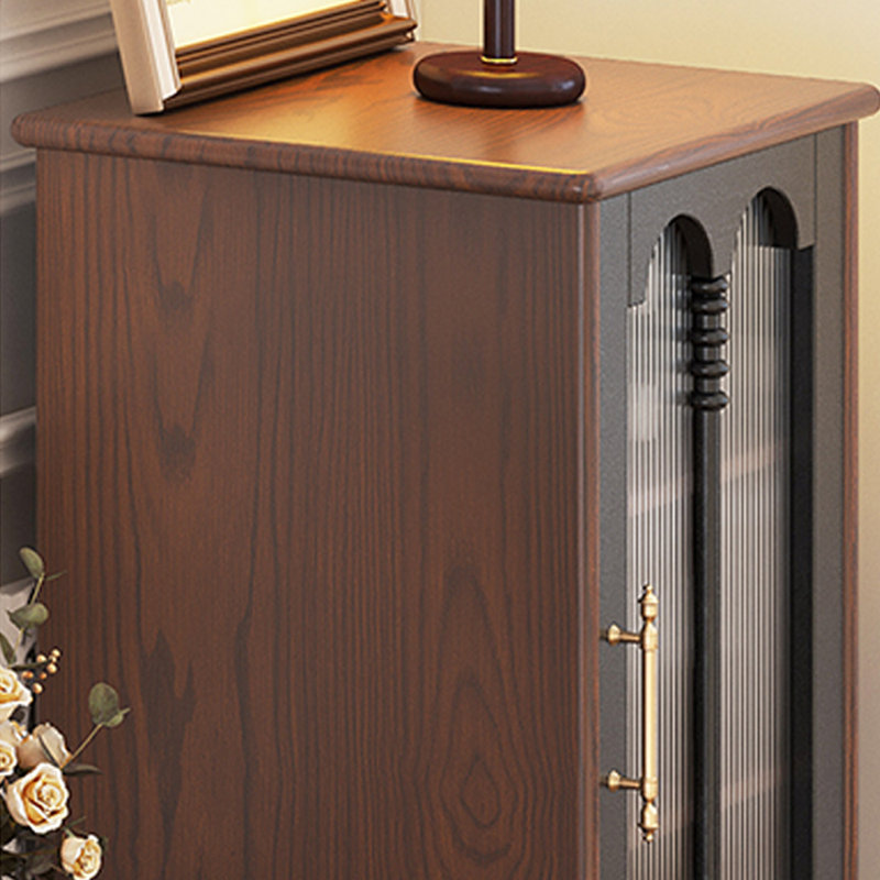 Vitrine rétro de style Wabi Sabi, H 43,31 po x l 19,69 po x P 15,75 po
