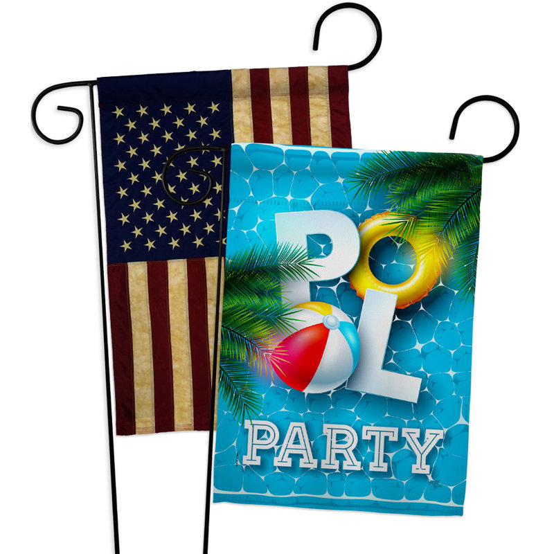Double Sided 18.5'' H x 13'' W Polyester Garden Flag