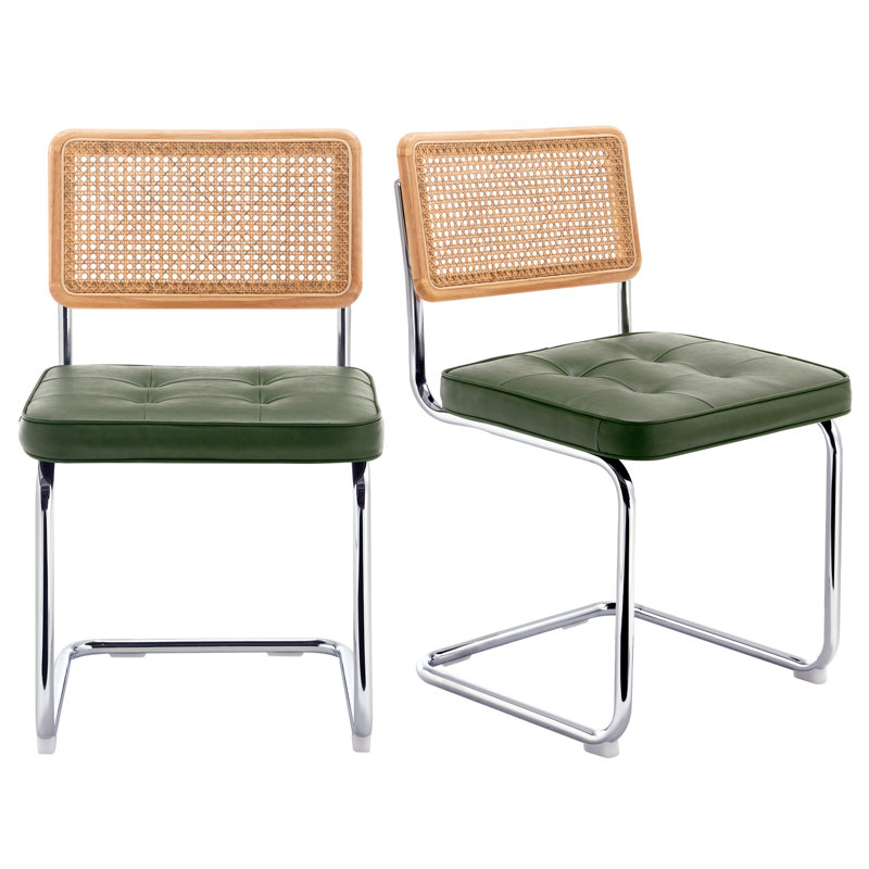 Aveon Upholstered Dining Chair, Olive Green
