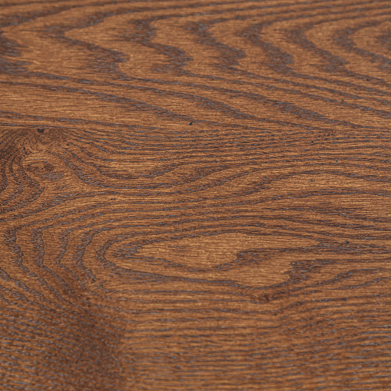 Bibliothèque standard en bois massif Demarquis H 48 "x l 24", Chêne foncé