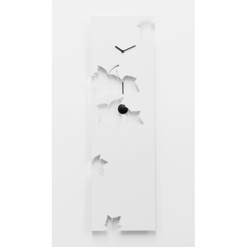 Salgado Metal Wall Clock, White