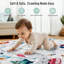 Tapis de parc, tapis de jeu rembourré 50 po x 50 po / 71 po x 79 po pour bébé, tout-petit, pliable et lavable à la machine-113052657