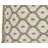 Artisan Hand Loomed Cotton Square Pillow - Gray with Yellow Stitching - 24"-1724909756