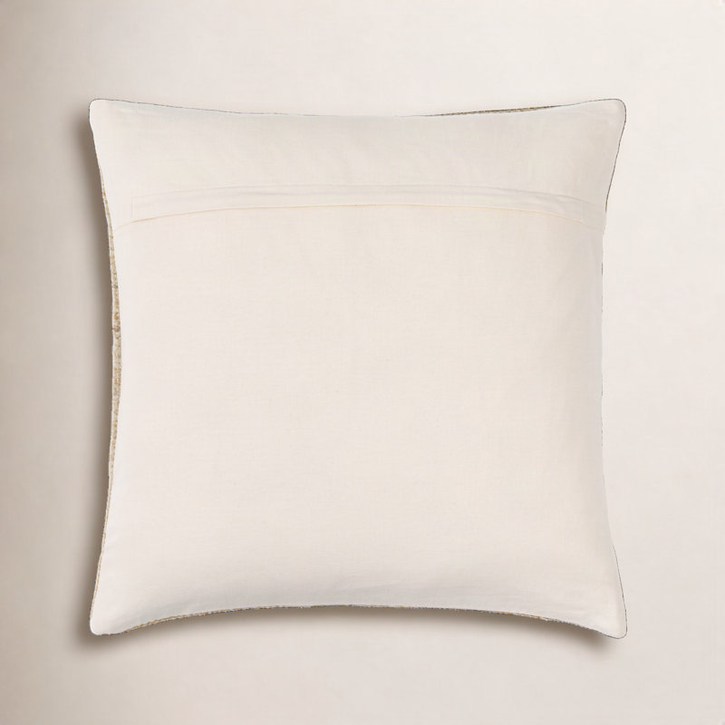 Alcona Wool Throw Pillow, 20" x 20", Polyester/Polyfill