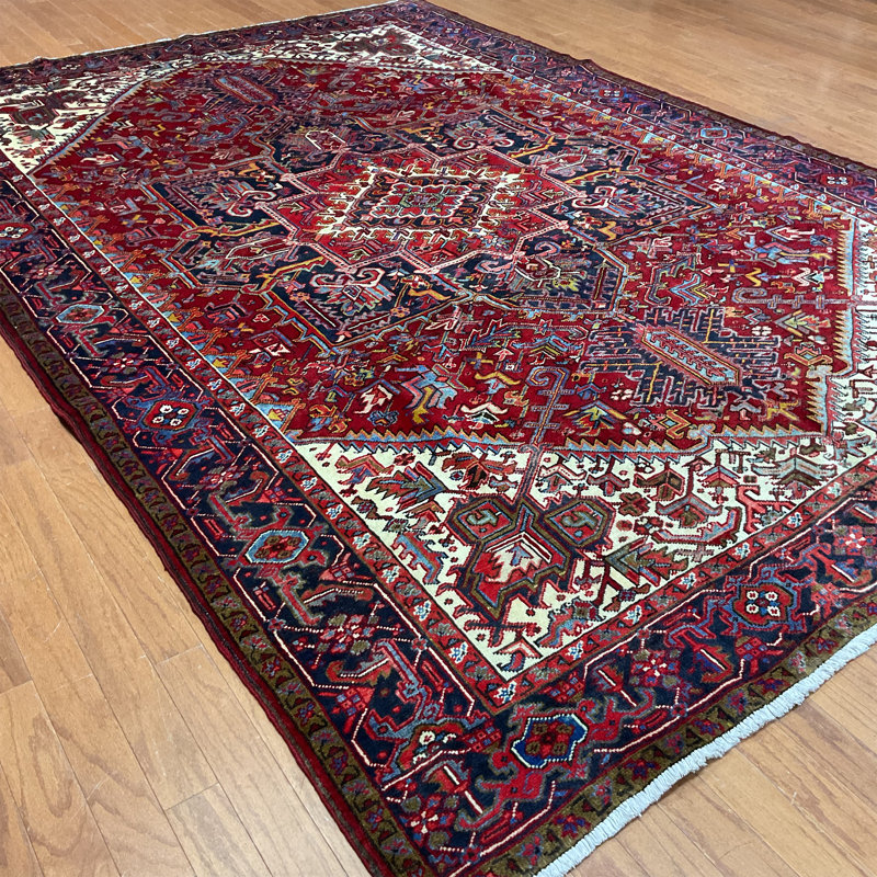 HERAT ORIENTAL Handmade Heriz Wool Rug