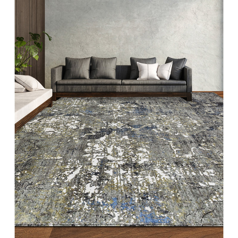 Abstract Area Rug, Rectangle 8' x 10'
