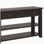 Console en bois de pin massif 48 po, table d'appoint moderne avec 3 tiroirs de rangement et 2 tablettes. Facile à assembler -1248726233-1248726239