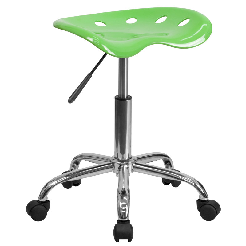 Tabouret de style siège de tracteur aux couleurs vives, Vert pomme