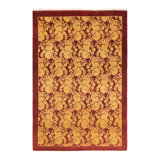 Classic One-of-a-Kind 4' 2" X 6' 1" Hand Knotted Area Rug