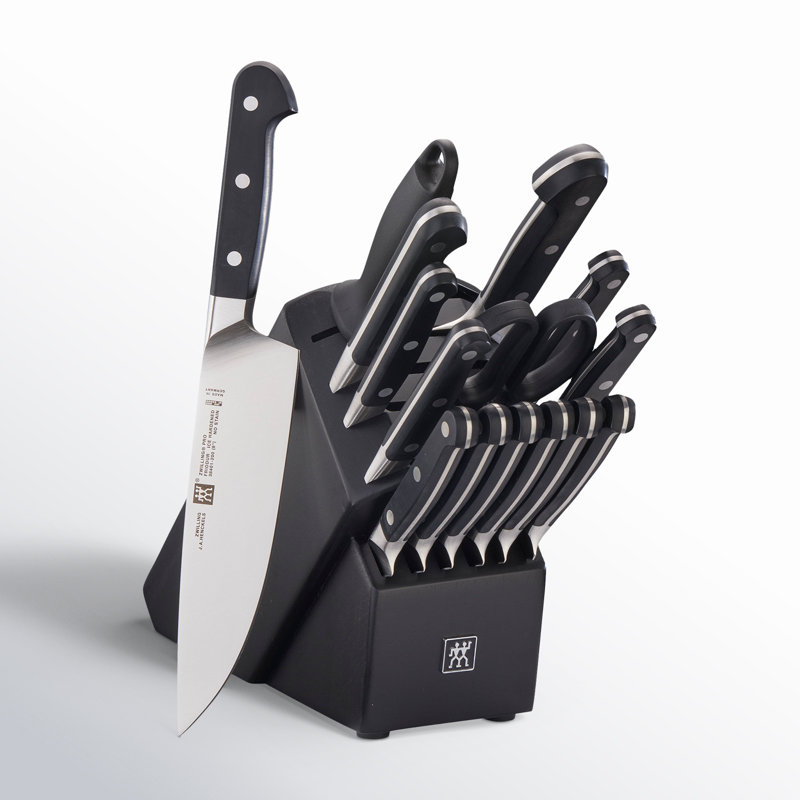 Ensemble de couteaux 16 pièces Zwilling Pro, Noir