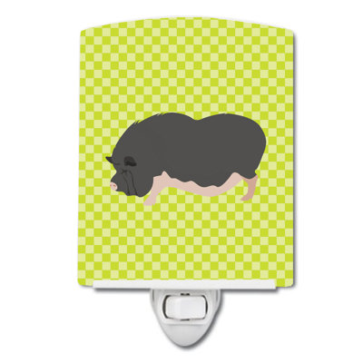 Vietnamese Pot-Bellied Pig Ceramic Night Light