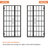 Frameless Shower Door Pivot 1/4 in Thick Clear Tempered Glass Shower Door Glass Door-122921151