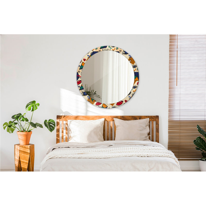 Huldar Glass Flat Wall Mirror