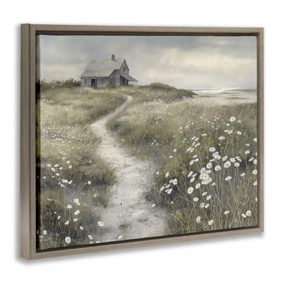 Cadre flottant Path To Coastal Cottage, design par Imagine It Images