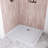 Streamline 42 in. x 36 in. Corner Acrylic Shower Base in Glossy White with Right Drain, Drain Included-117295471