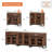 Modern TV Stand For Tvs Up To 100 Inch, 3 In 1 TV Console With Glass Doors And 2 Drawers, Entertainment Center With Adjustable Shelf For Living Room, Bedroom-118986875